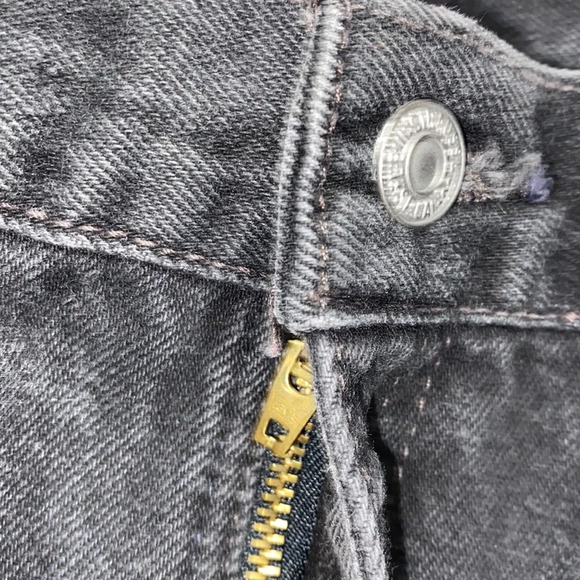 Levi’s vintage black MOM jeans relaxed fit tapered leg size 14 Regular - Picture 5 of 10